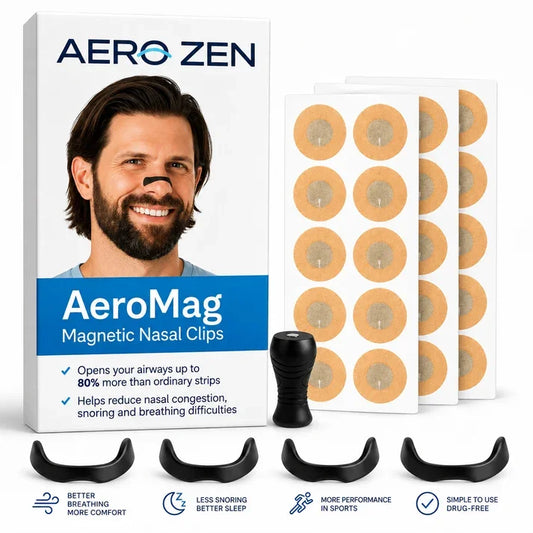 AeroMag – Respirez à nouveau librement ! 1 acheté, 4 offerts (30 patchs)