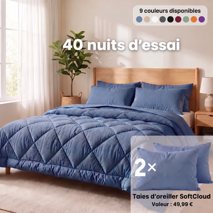 Couette EasySleep® 2-en-1 qui rend les draps inutiles