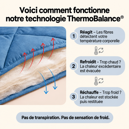 Couette EasySleep® 2-en-1 qui rend les draps inutiles